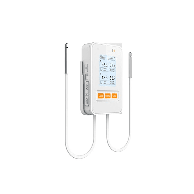 Registrador de datos de temperatura con sonda externa