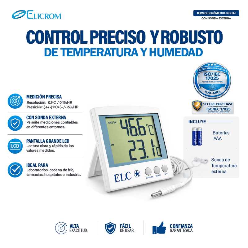 Termohigrómetro con sonda externa - Image 2