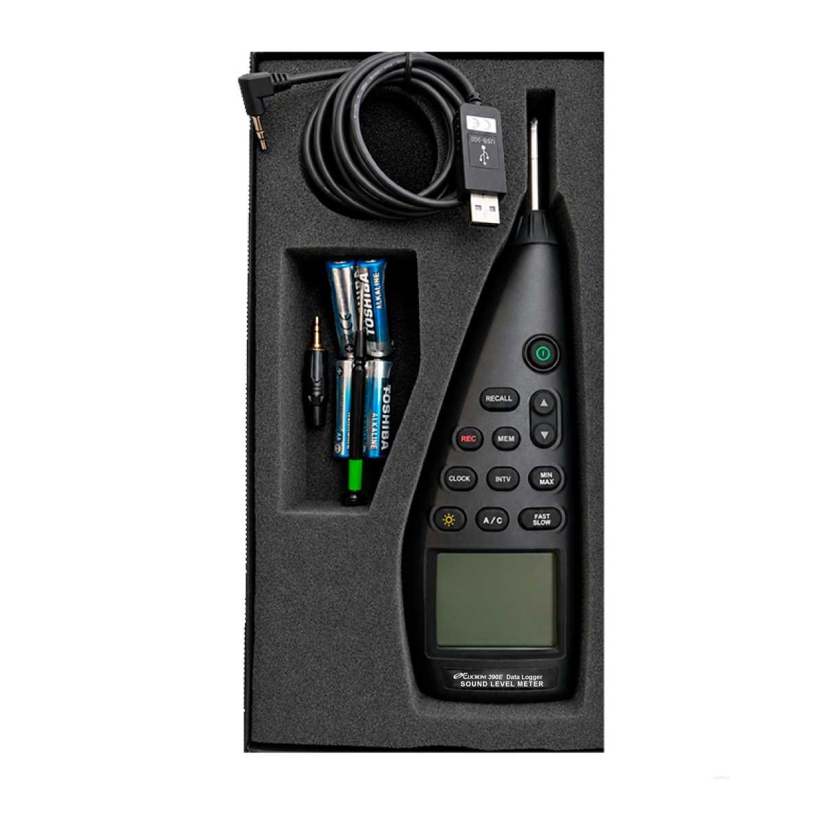 Sonómetro datalogger 30 a 130 db - ELICROM